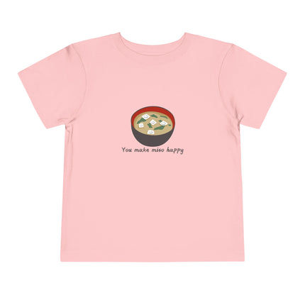 You Make Miso Happy Toddler Tee