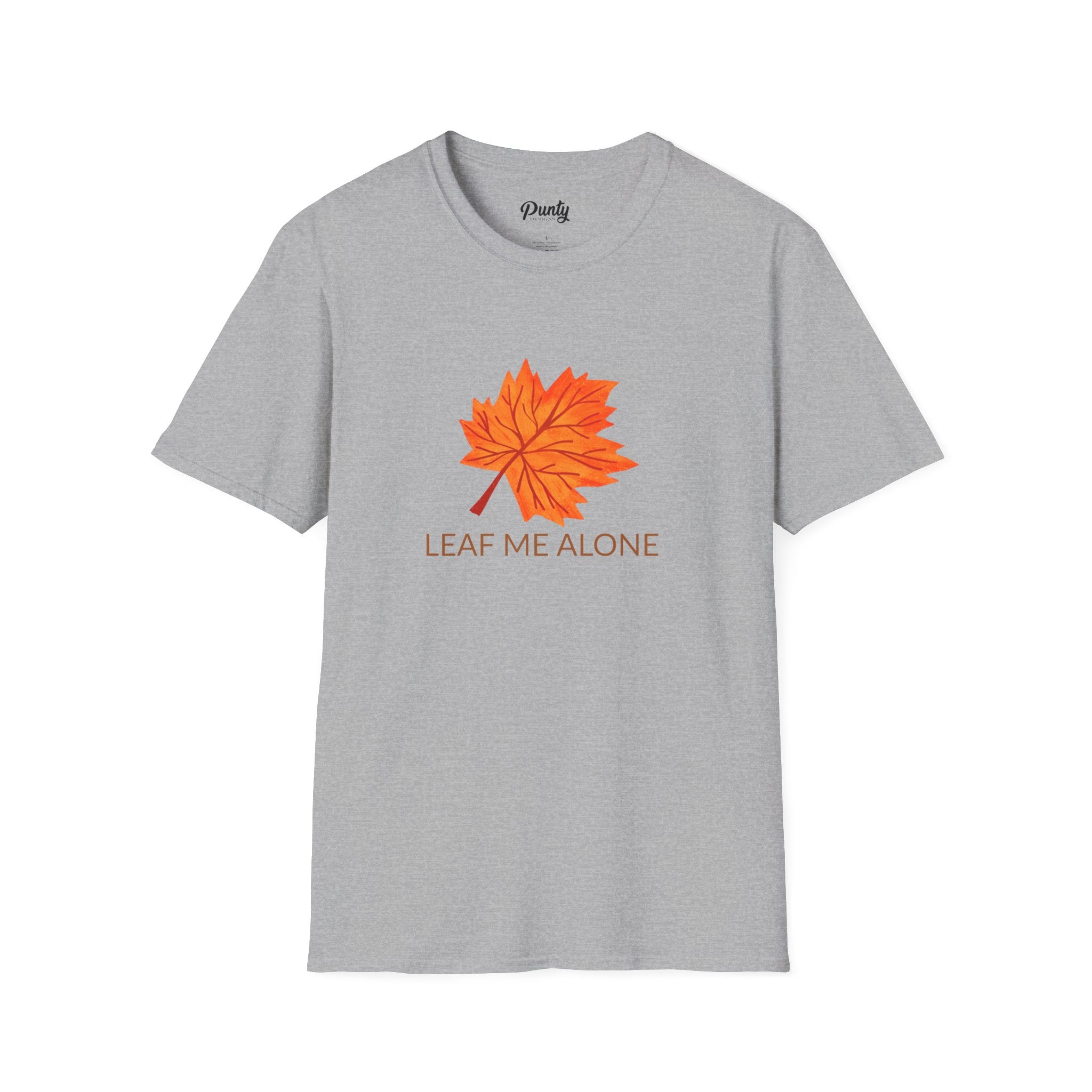 Leaf Me Alone Softstyle Cotton Tee