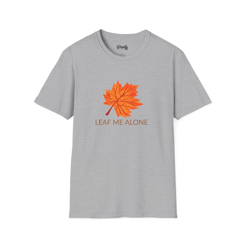 Leaf Me Alone Softstyle Cotton Tee