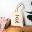 Too Ghoul For School Cotton Canvas Tote