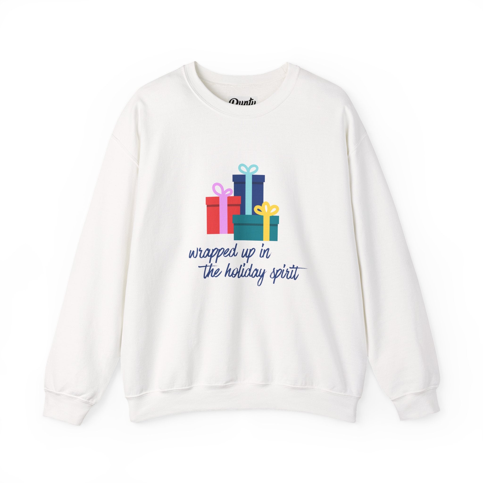 Wrapped Up In The Holiday Spirit Crewneck Sweatshirt