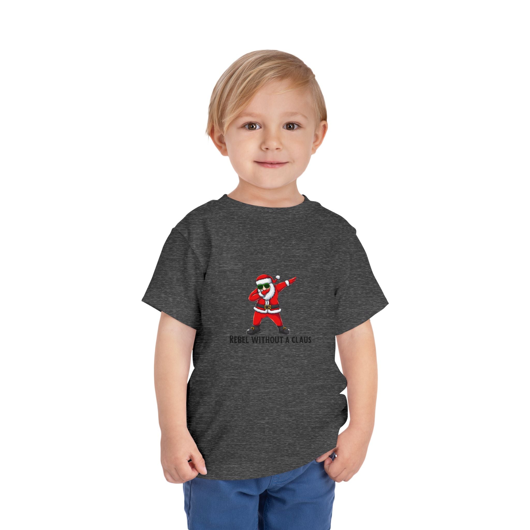 Rebel Without A Claus Toddler Tee