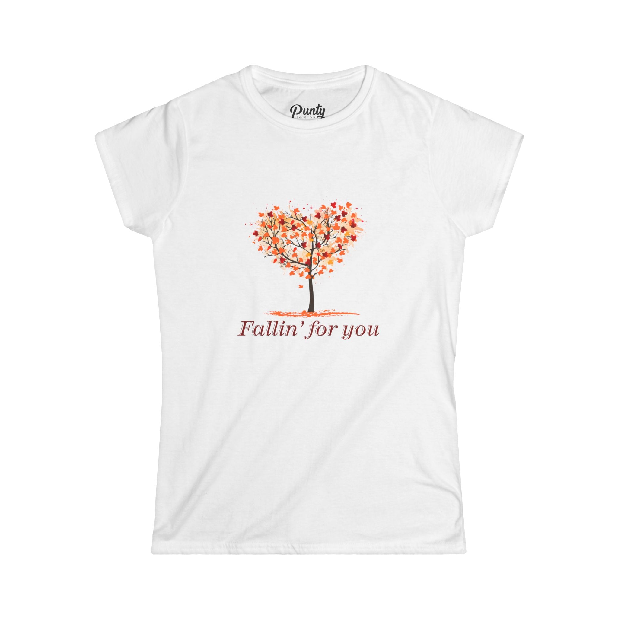 Fallin' For You Fitted Softstyle Cotton Tee