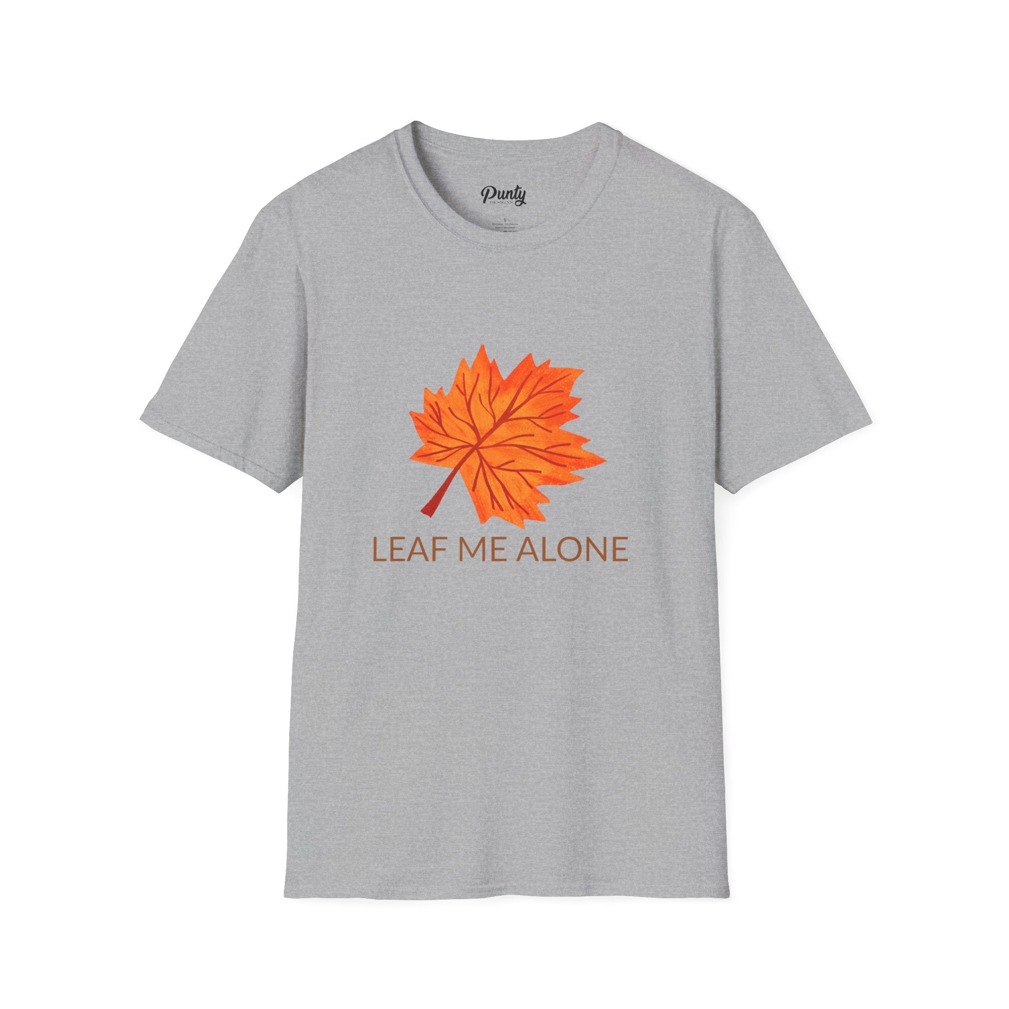 Leaf Me Alone Softstyle Cotton Tee