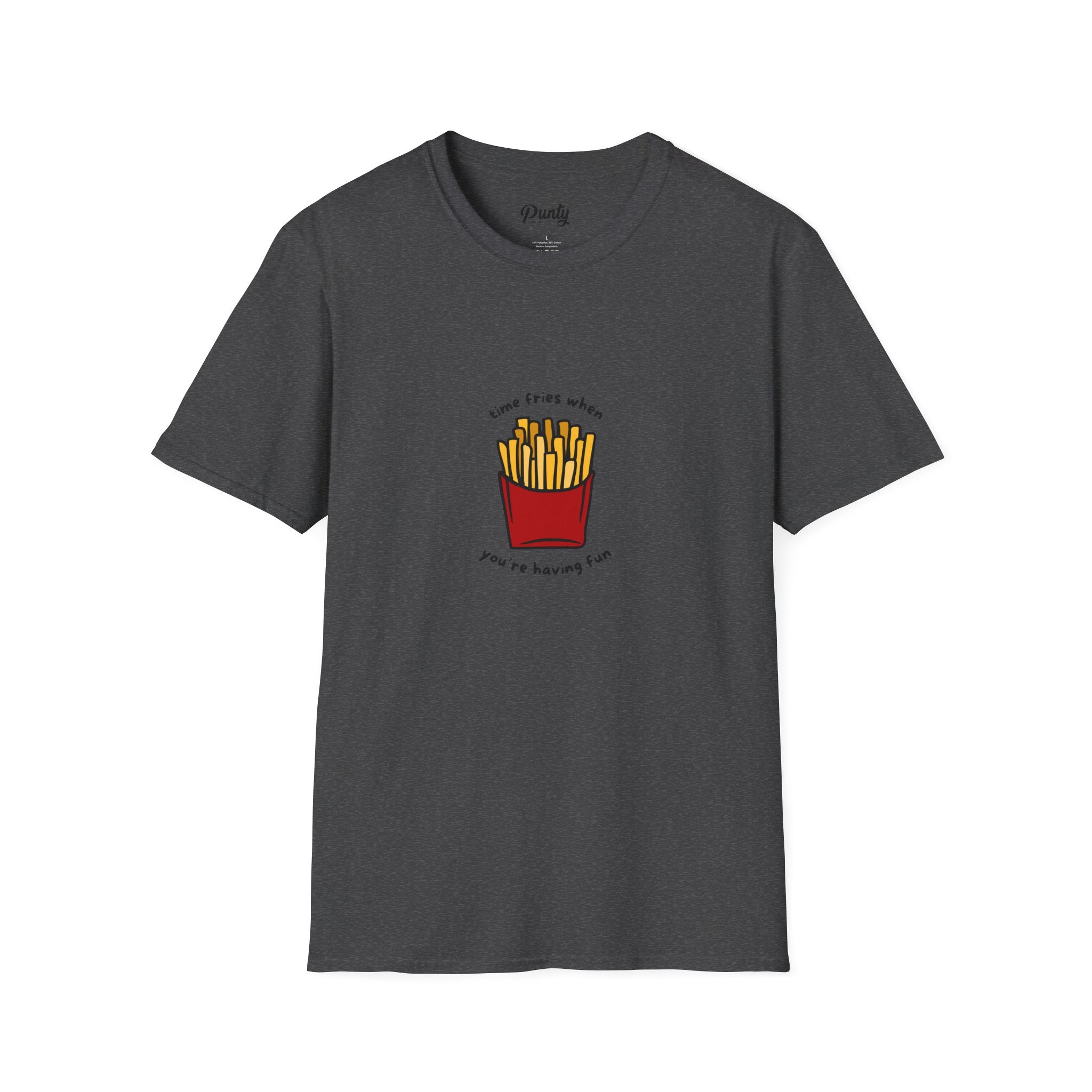 Time Fries When You're Having Fun Softstyle Cotton Tee