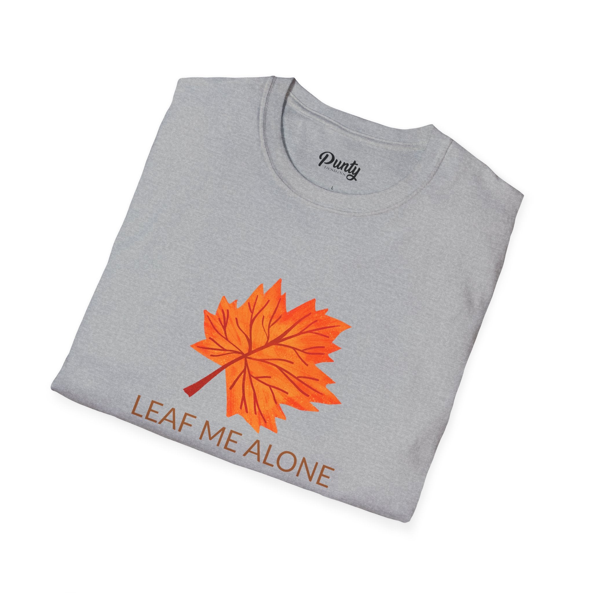 Leaf Me Alone Softstyle Cotton Tee