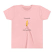 I'm Worth Every Penne Youth Short Sleeve Tee