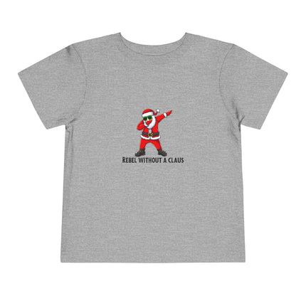 Rebel Without A Claus Toddler Tee