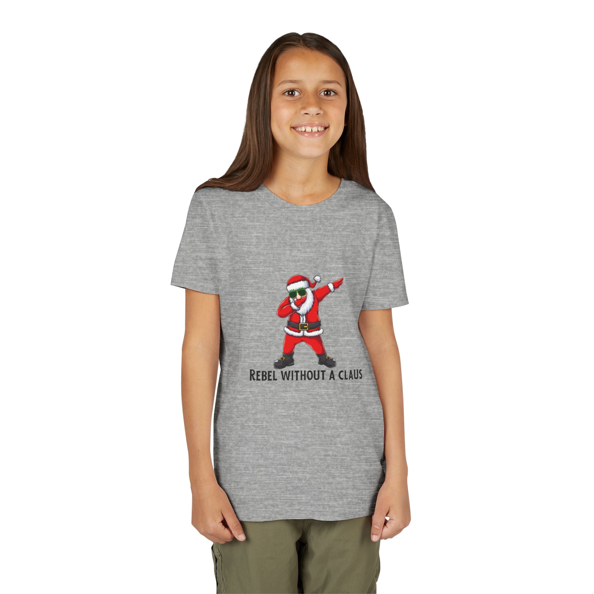Rebel Without A Claus Youth Short Sleeve Tee