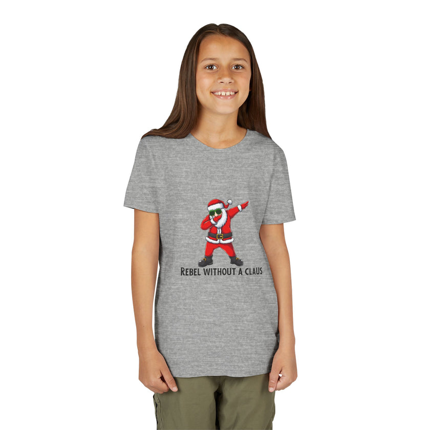 Rebel Without A Claus Youth Short Sleeve Tee