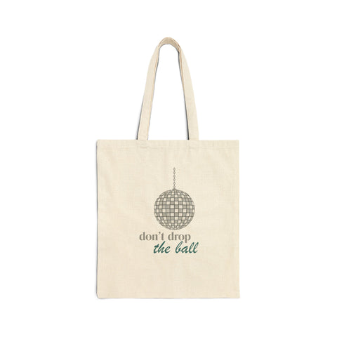 Don't Drop The Ball Cotton Canvas Tote