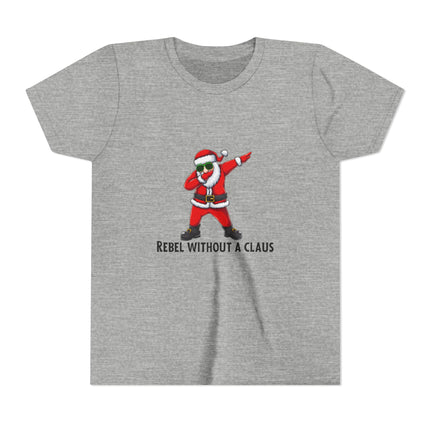 Rebel Without A Claus Youth Short Sleeve Tee