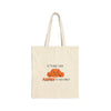 Pumpkin To Talk About Cotton Canvas Tote