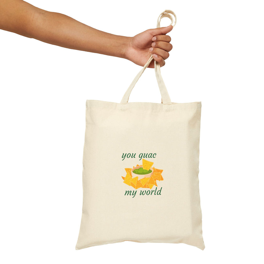 You Guac My World Cotton Canvas Tote