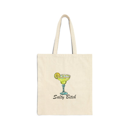 Salty Bitch Cotton Canvas Tote