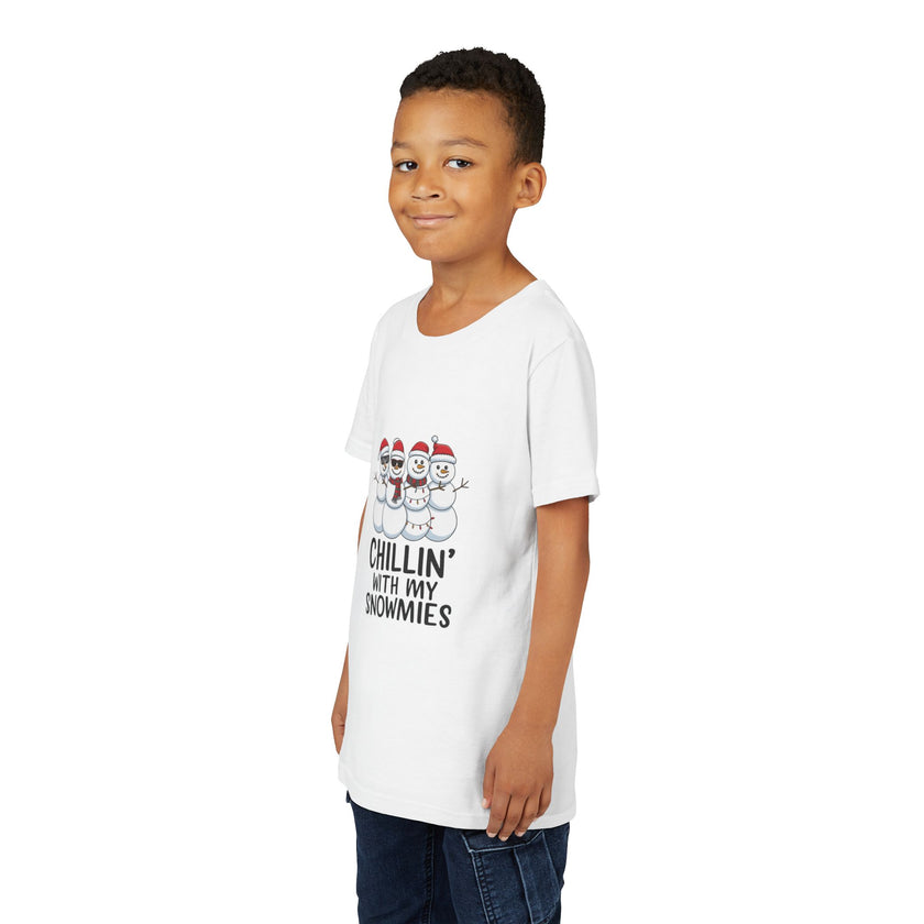 Chillin' With My Snowmies Youth Short Sleeve Tee