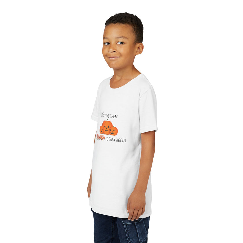 Pumpkin To Talk About Youth Short Sleeve Tee