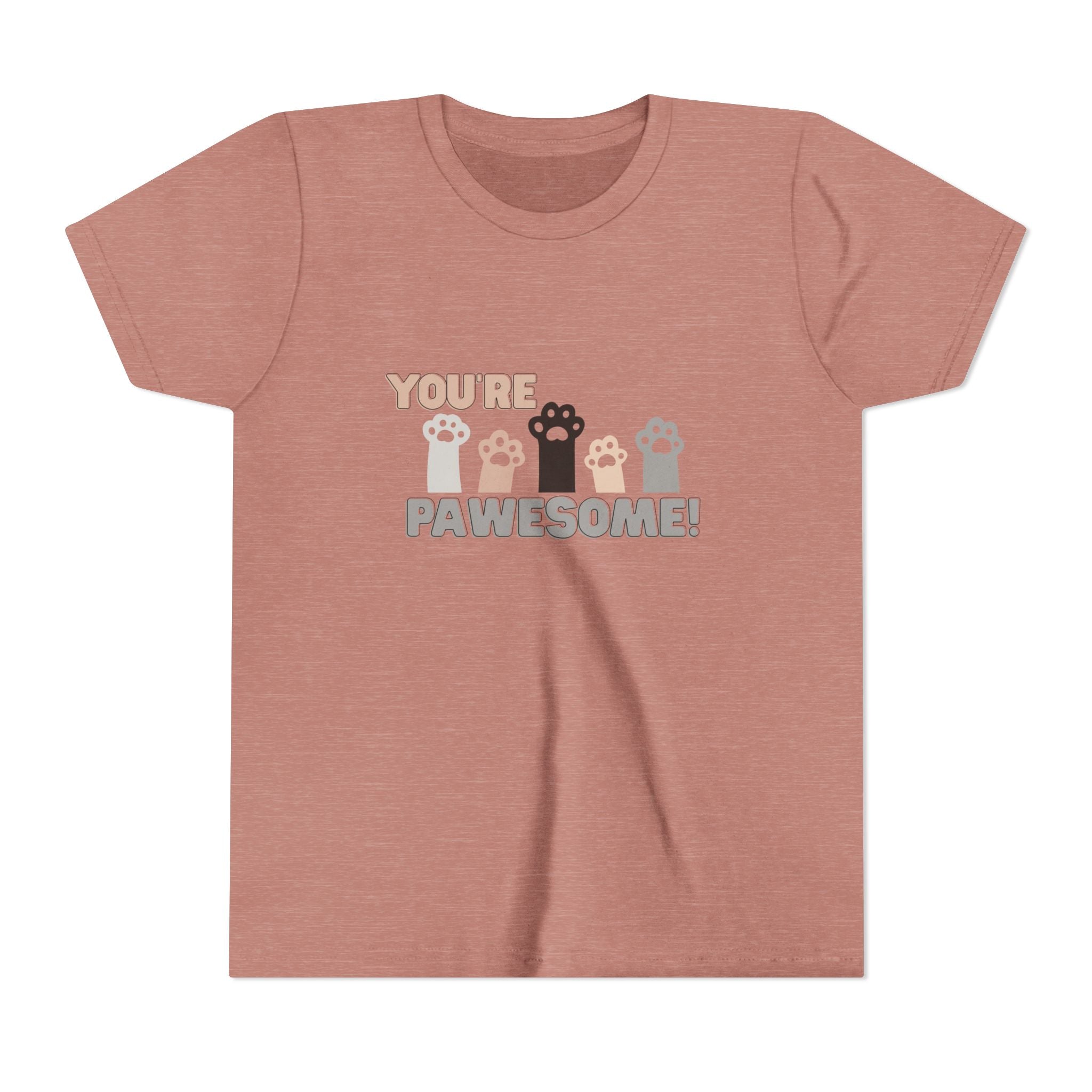 You're Pawesome Youth Short Sleeve Tee