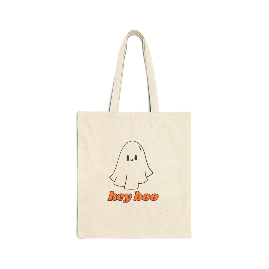 Hey Boo Cotton Canvas Tote