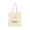 Hey Boo Cotton Canvas Tote