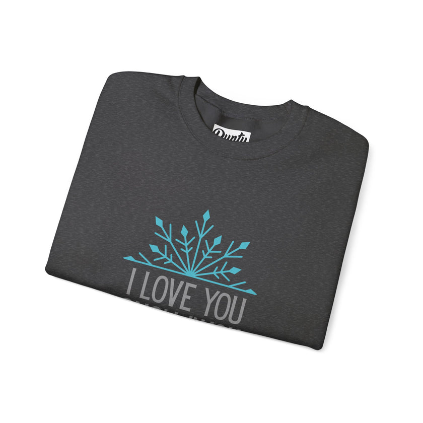 I Love You Snow Much - Snowflake - Crewneck Sweatshirt