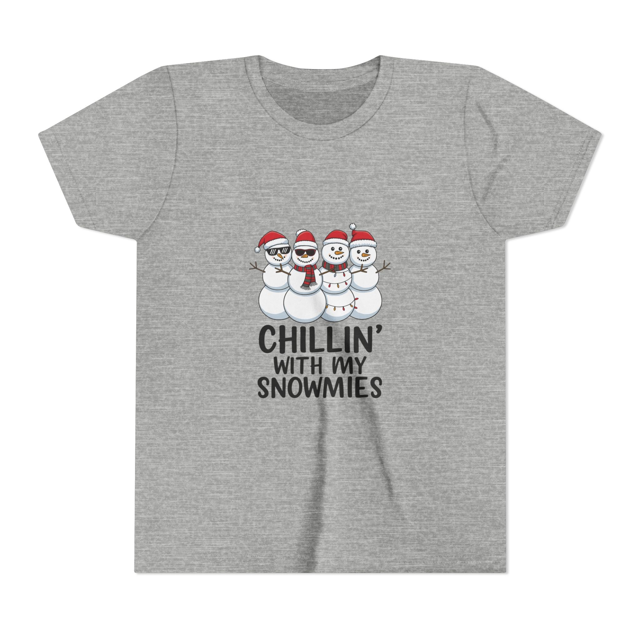 Chillin' With My Snowmies Youth Short Sleeve Tee