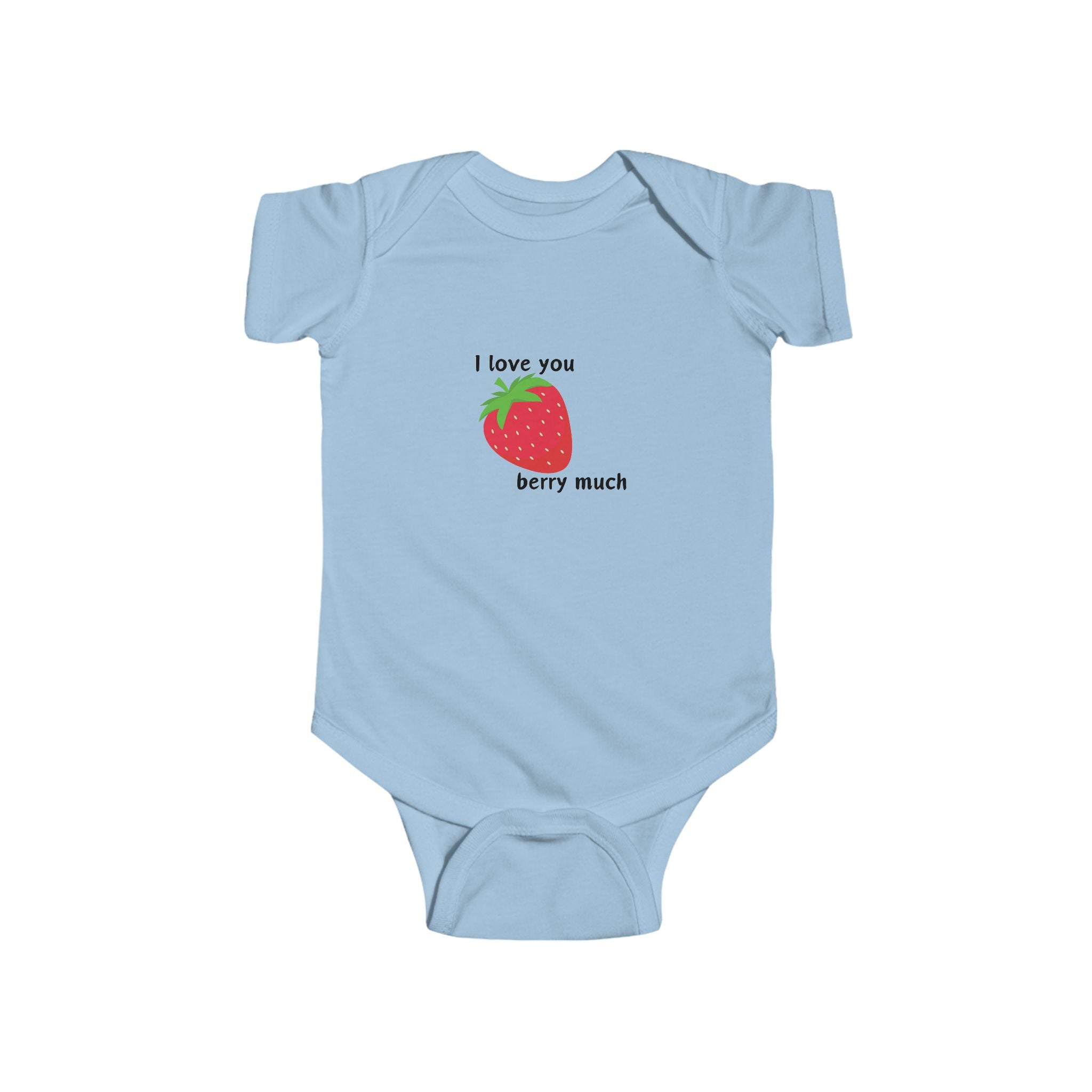I Love You Berry Much Baby Onesie