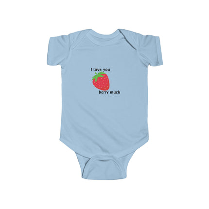 I Love You Berry Much Baby Onesie