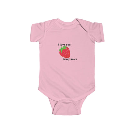 I Love You Berry Much Baby Onesie
