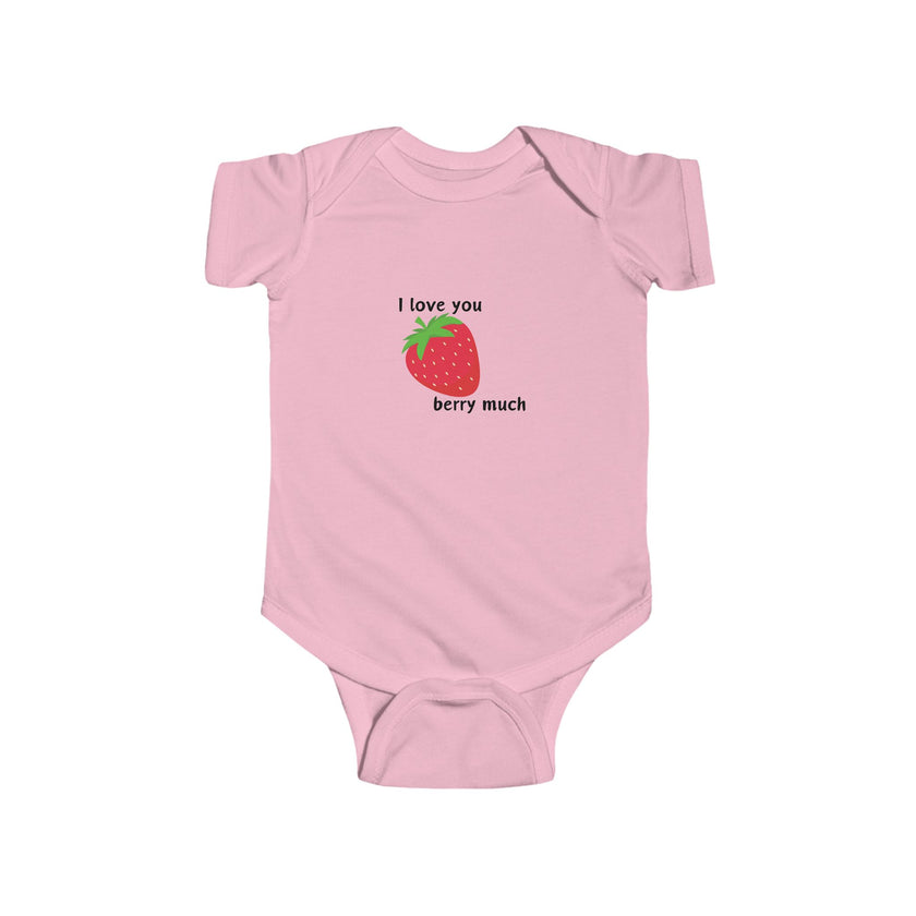 I Love You Berry Much Baby Onesie