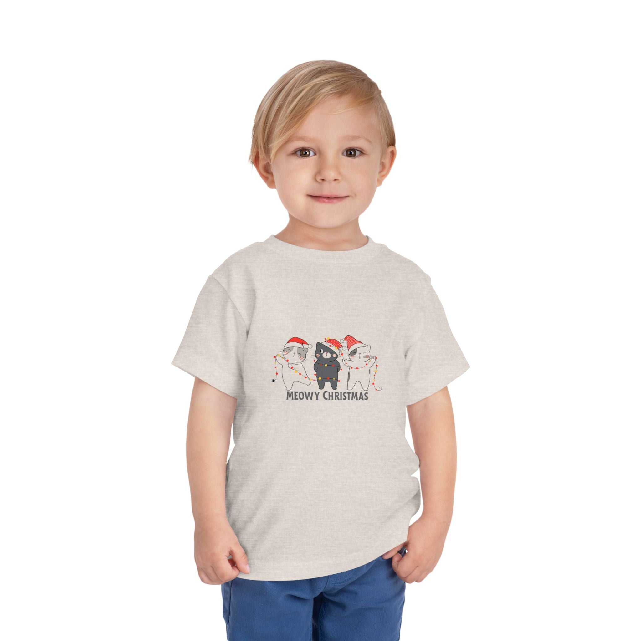 Meowy Christmas Toddler Tee