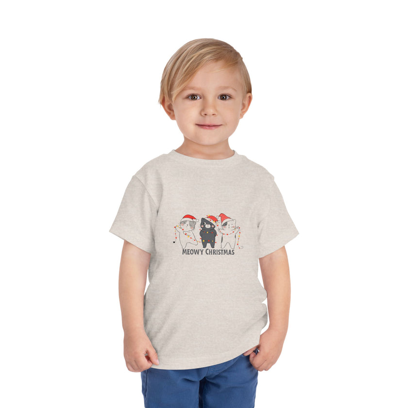 Meowy Christmas Toddler Tee