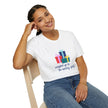 Wrapped Up In The Holiday Spirit - Blue - Softstyle Cotton Tee