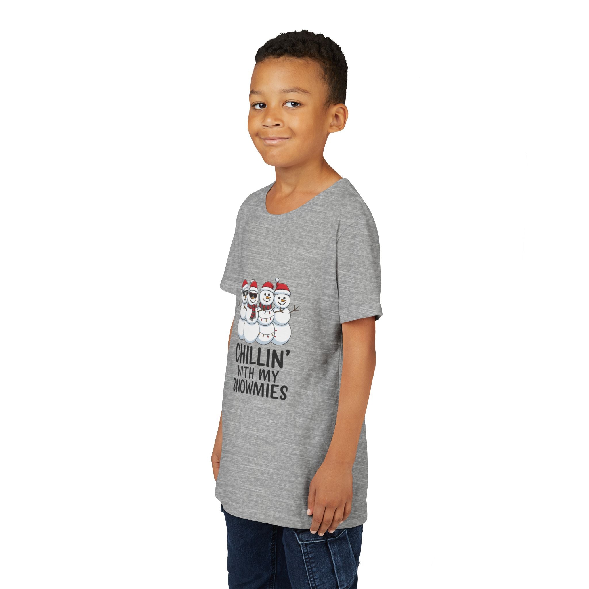 Chillin' With My Snowmies Youth Short Sleeve Tee