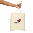 Hoop There It Is Cotton Canvas Tote