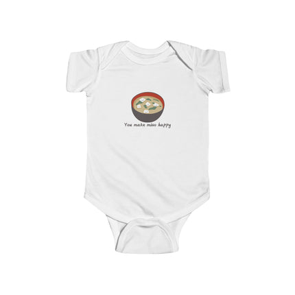 You Make Miso Happy Baby Onesie