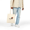 Hoop There It Is Cotton Canvas Tote
