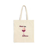 Happy Hallowine Cotton Canvas Tote