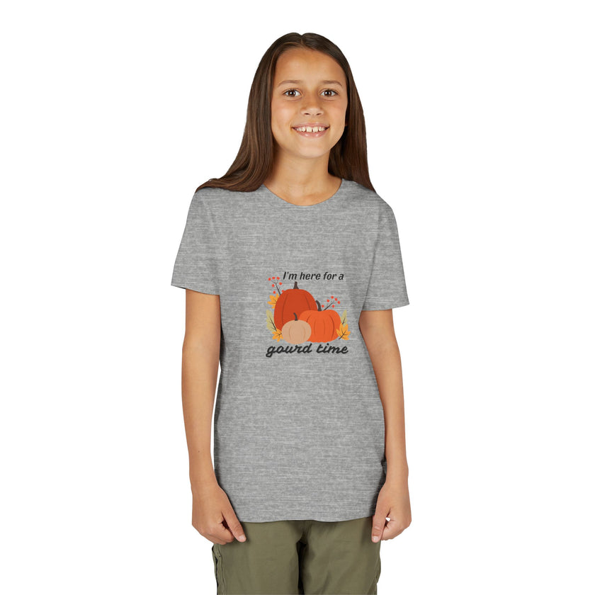 Here For A Gourd Time Youth Short Sleeve Tee