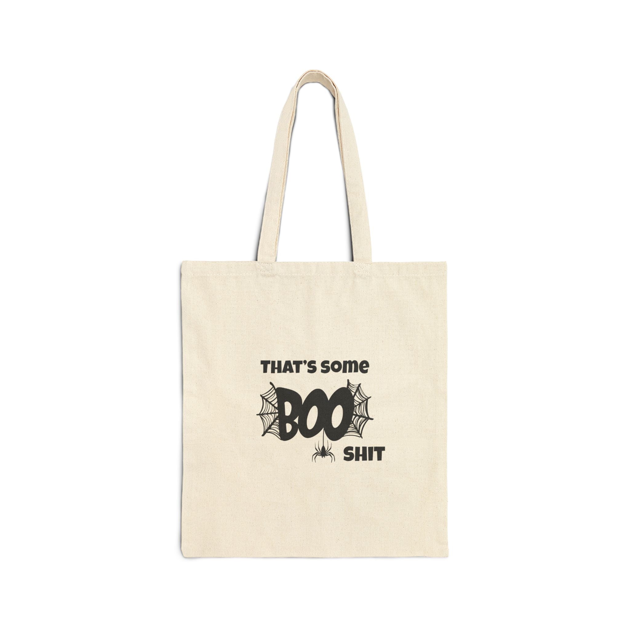Boo Shit Cotton Canvas Tote