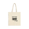 Boo Shit Cotton Canvas Tote