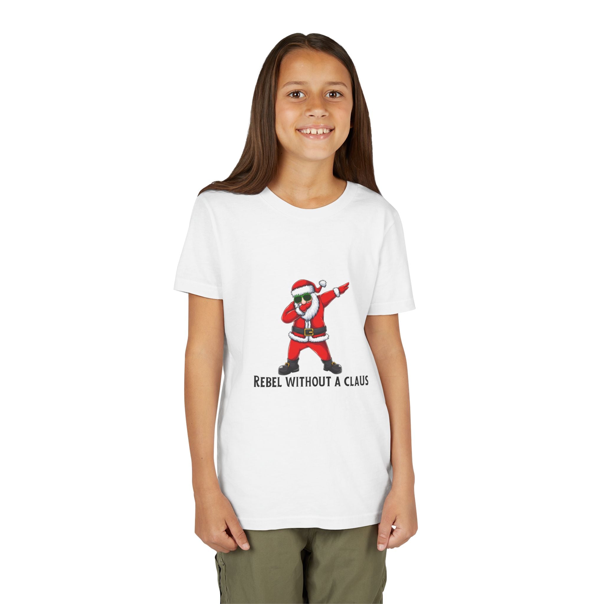 Rebel Without A Claus Youth Short Sleeve Tee