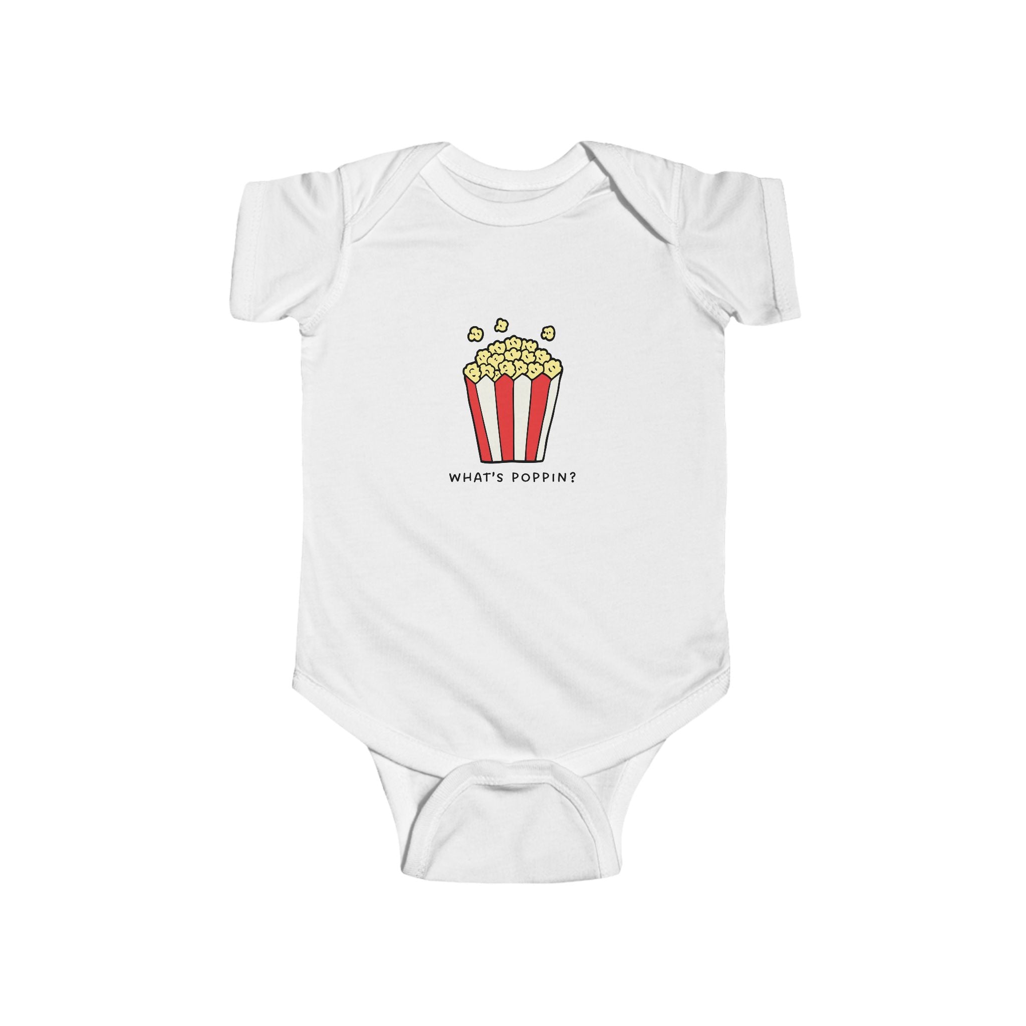What's Poppin Baby Onesie