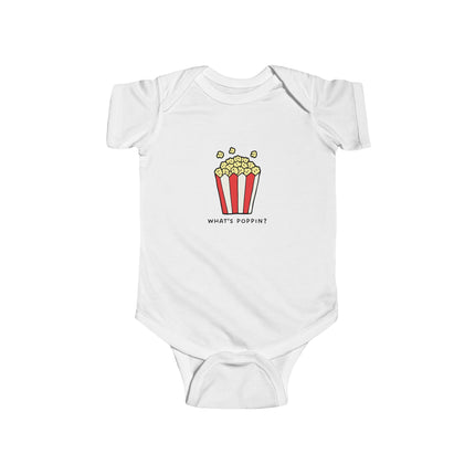 What's Poppin Baby Onesie