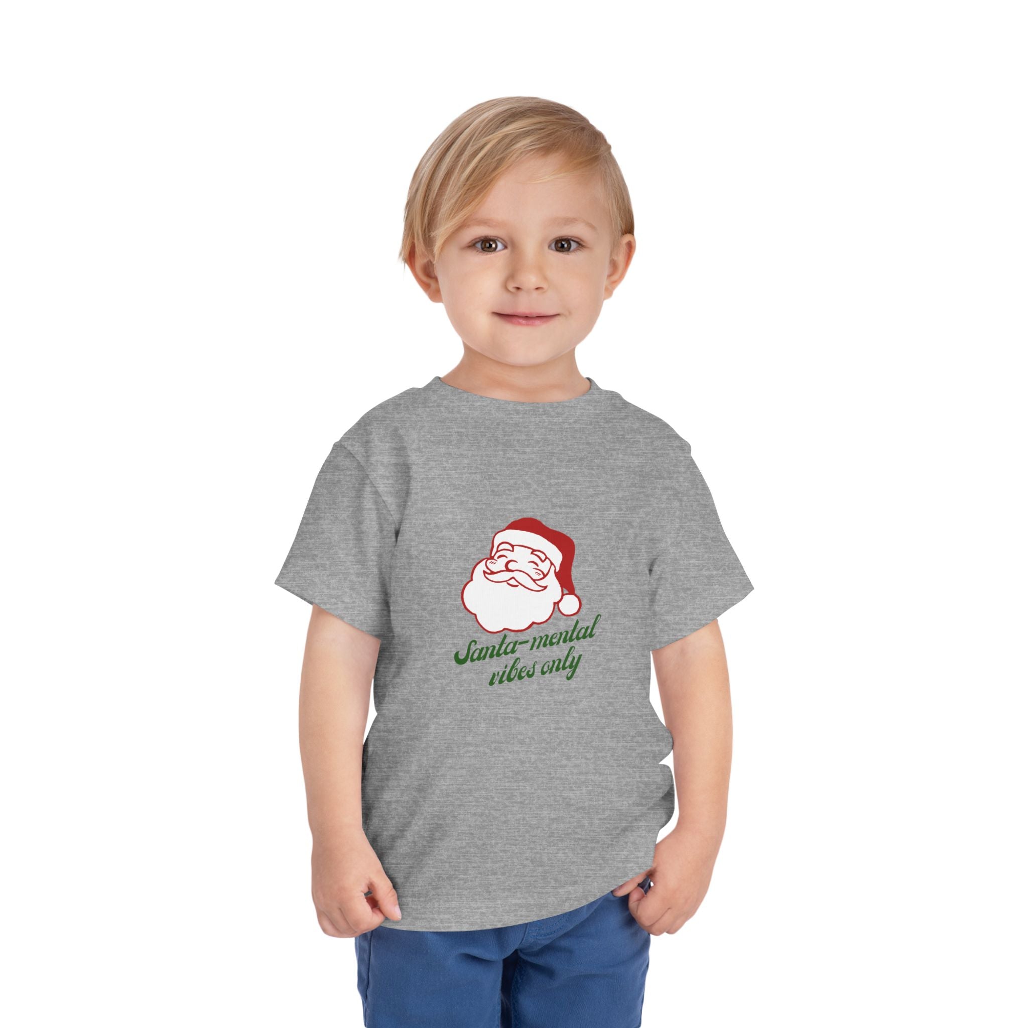 Santa-Mental Vibes Only Toddler Tee