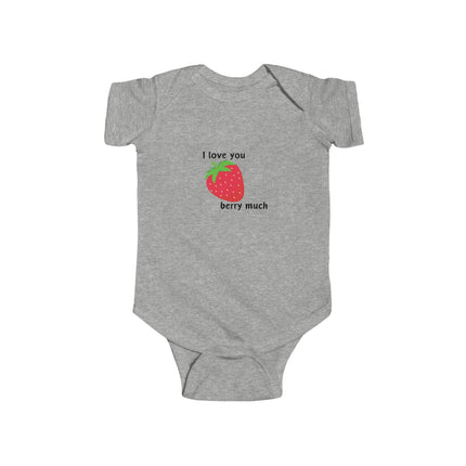 I Love You Berry Much Baby Onesie