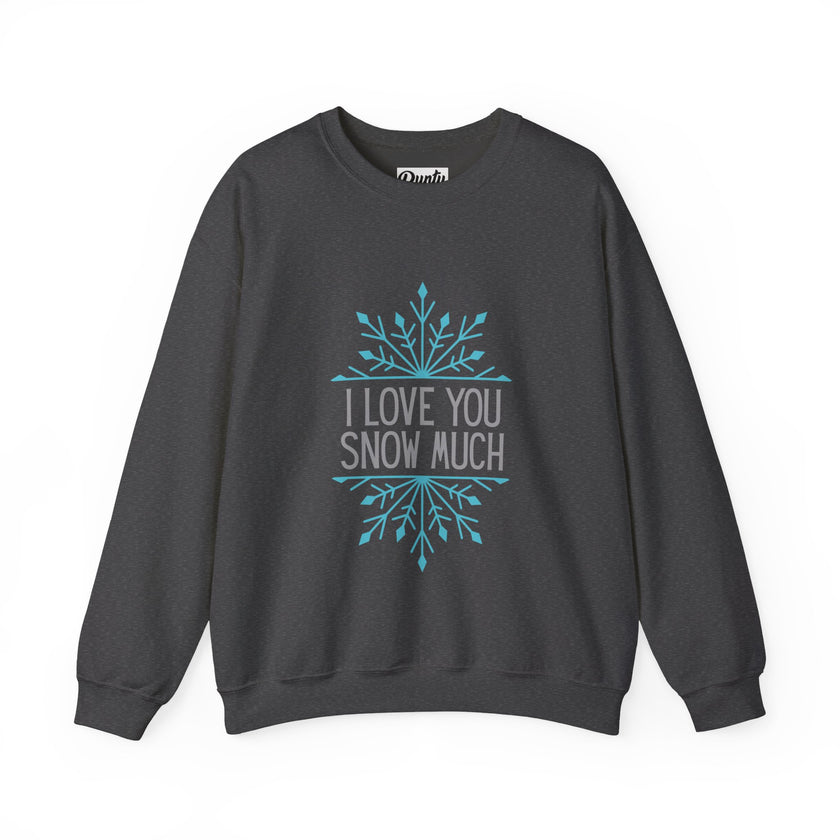 I Love You Snow Much - Snowflake - Crewneck Sweatshirt