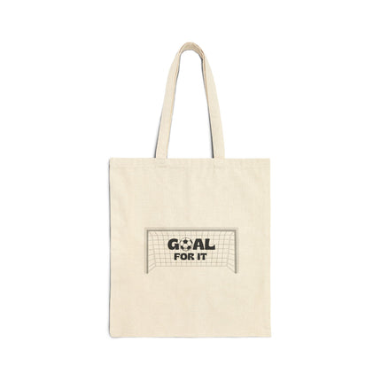 Goal For It Cotton Canvas Tote