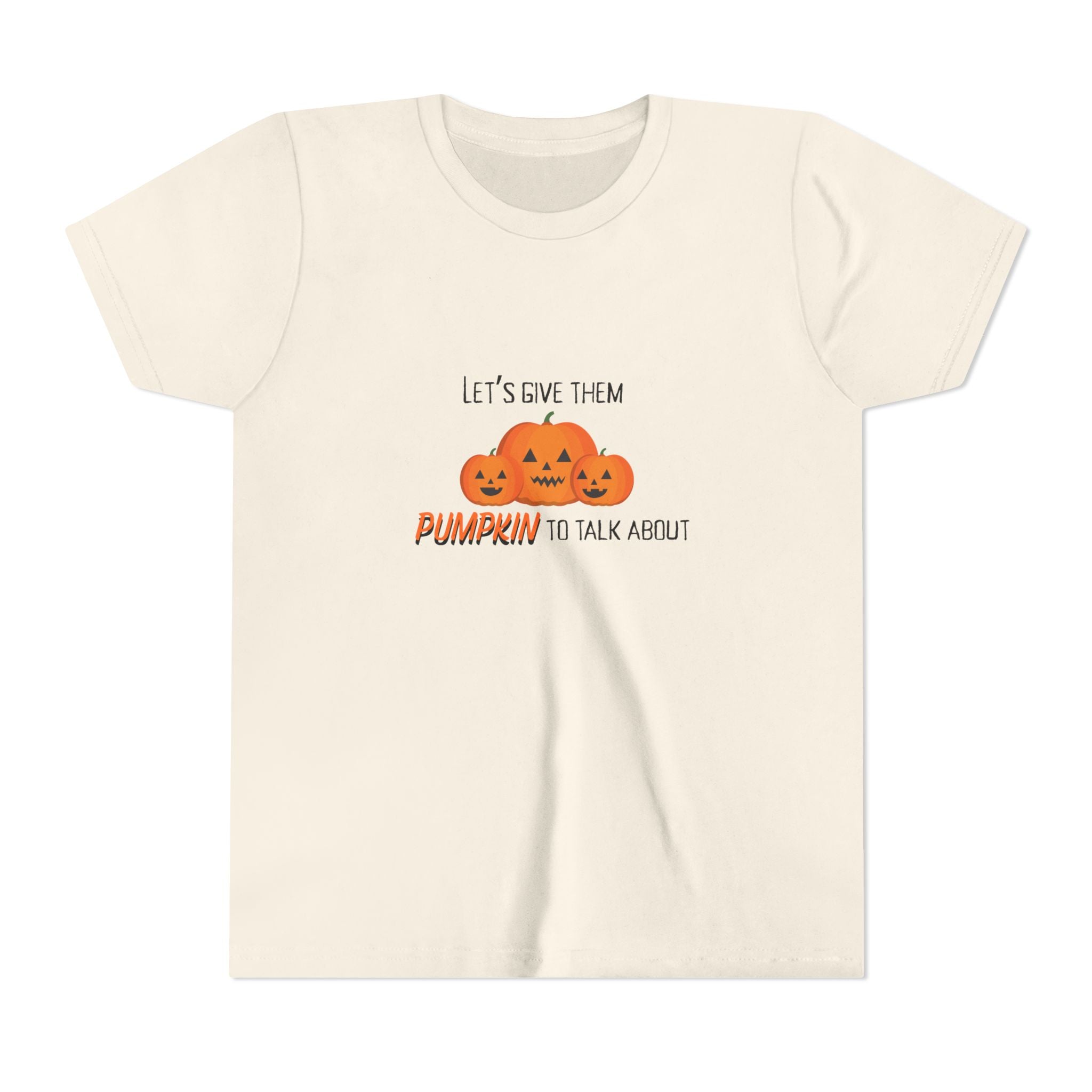 Pumpkin To Talk About Youth Short Sleeve Tee