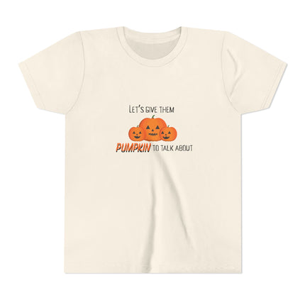Pumpkin To Talk About Youth Short Sleeve Tee